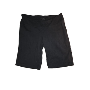 Women's Tuff Athletics Black athleisure active gym shorts xl